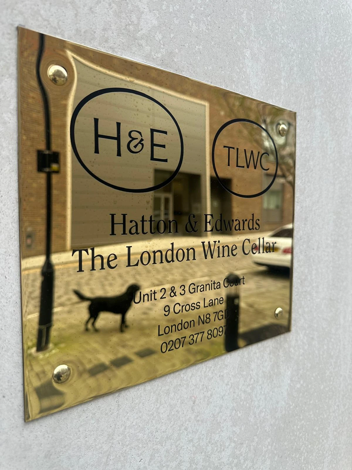 Warehouse sign